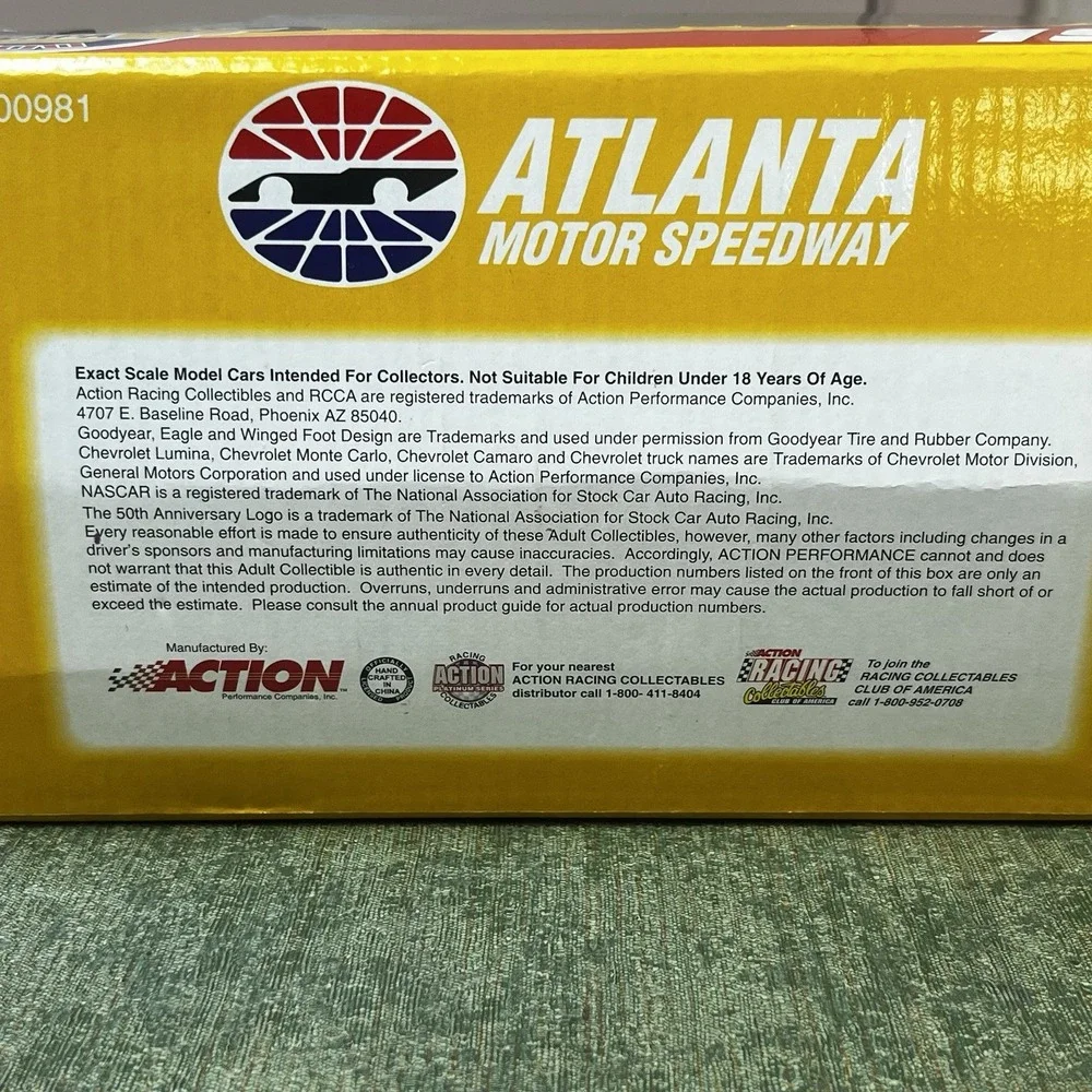 NAPA 500 Atlanta 1998 Limited‎ Edition Nascar 50th Anniversary Taurus Stockcar
